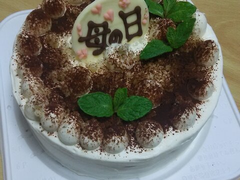 ティラミスデコレーションケーキ レシピ 作り方 By 純金カステラ 楽天レシピ